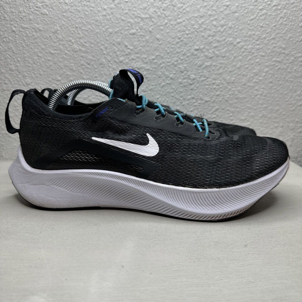 Nike Mens Zoom Fly 4 CT2392-001 Black Running Shoes Sneakers Size 10.5